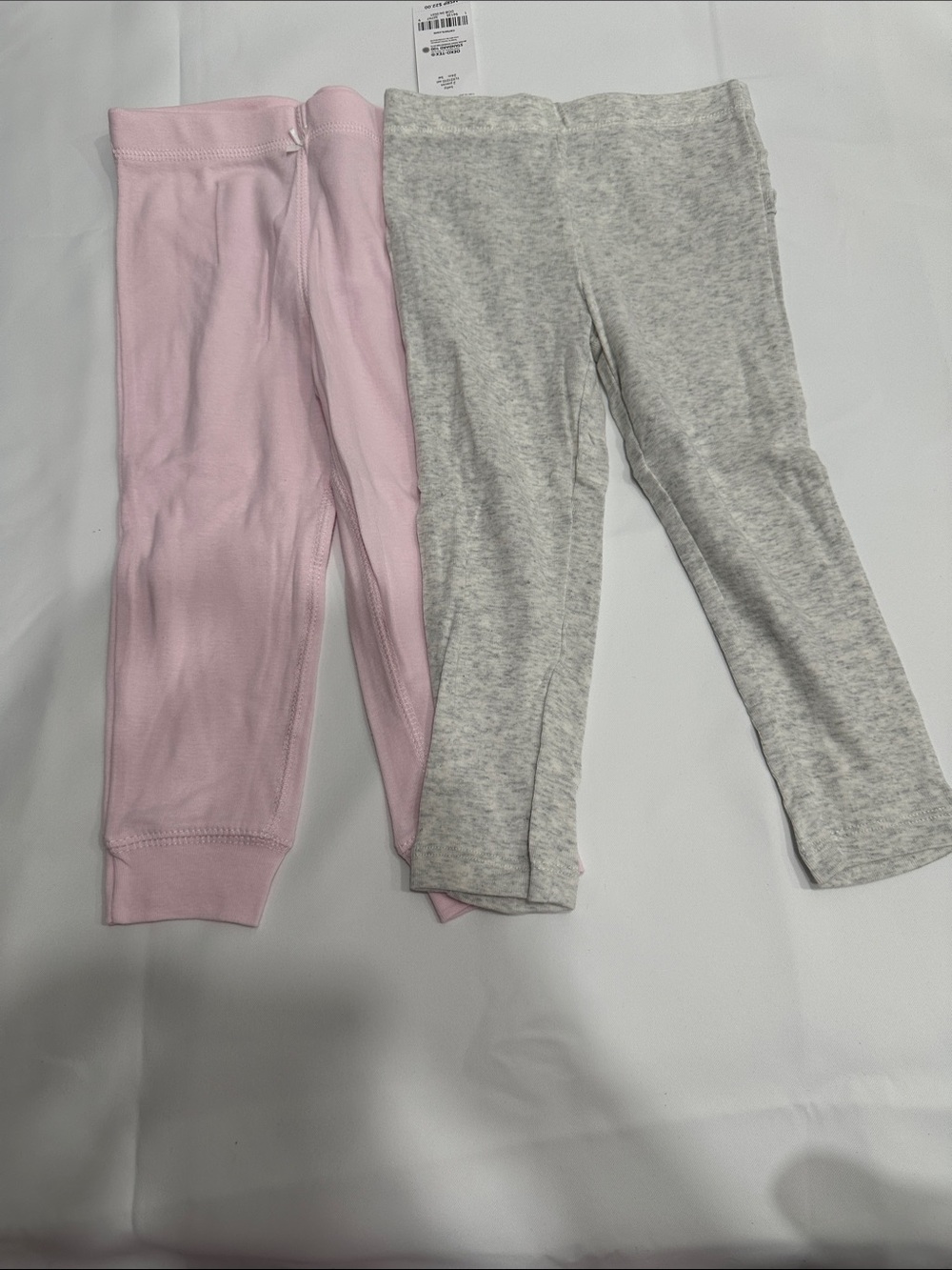 Carter's 2-Pack Leggings in Pink & Light Gray